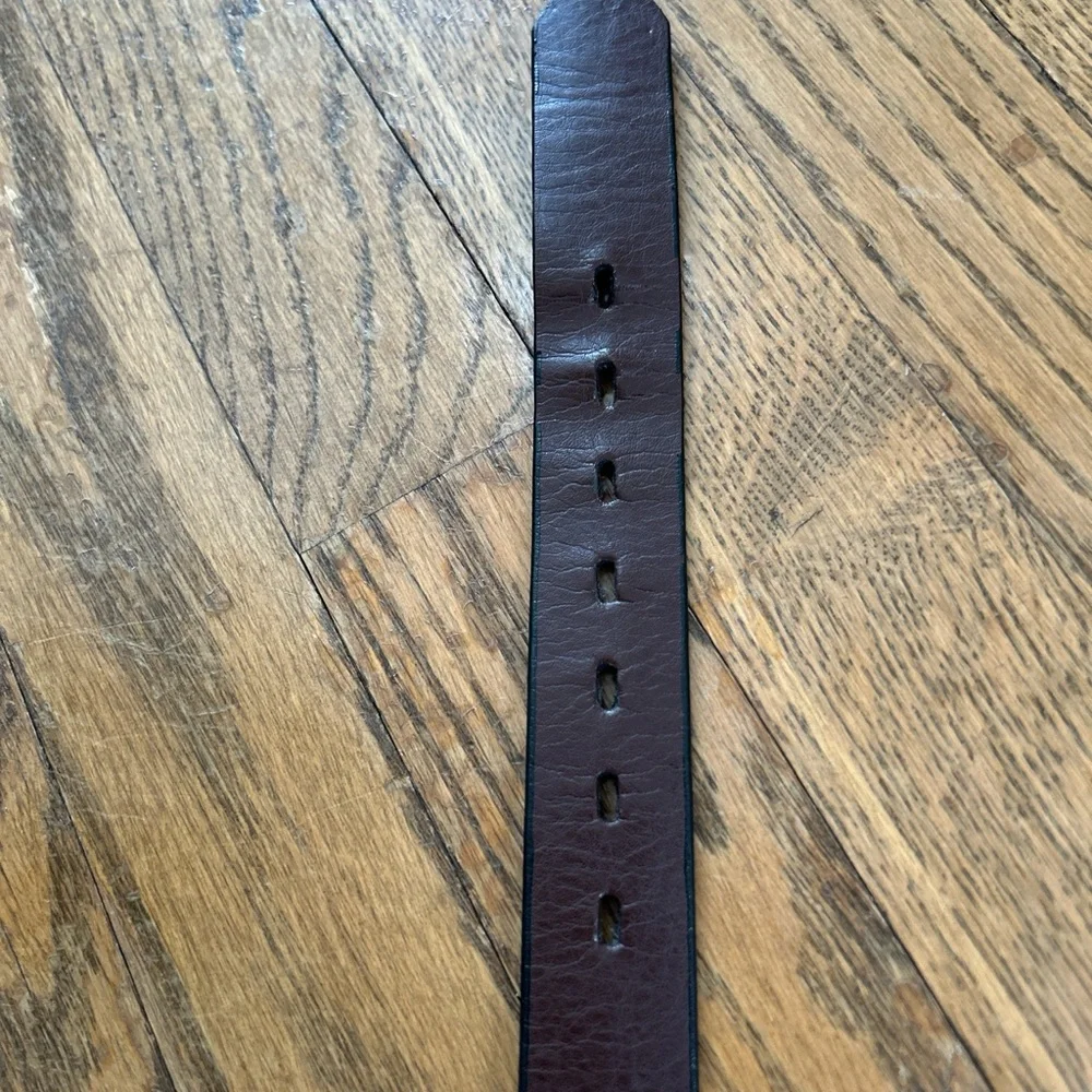 Levi’s Little boys brown belt with silver buckle #buckle Size small (22-24in)